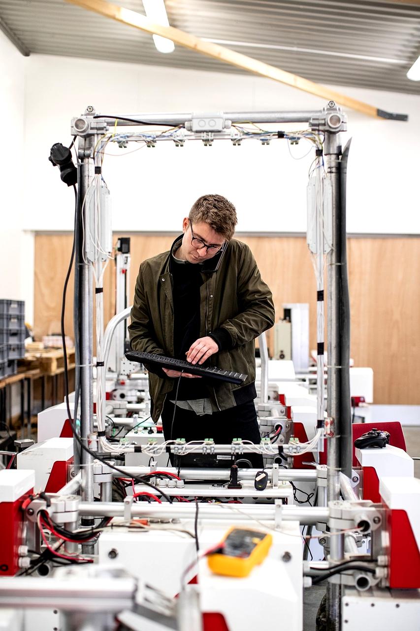 AI Development Team Working on Manufacturing Solutions